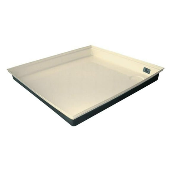 SP100-CW Shower Pan Assembly, Colonial White
