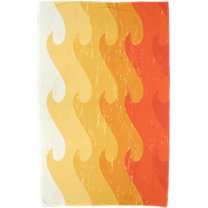 Simply Daisy 30" x 60" Deep Sea Geometric Print Beach Towel