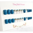 thumbnail image 2 of Ocean Waves Square Press-On Nails By The Nail House NH - 24 Pieces, 2 of 5