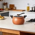 thumbnail image 2 of Micro Pressure Cooker for Home Use, Maifan Stone Non-Stick Coating, Large Capacity Pressure Cooker with Glass Lid, Multifunctional Pressure Cooker for Stewing, Braising, and Soup, 2 of 6