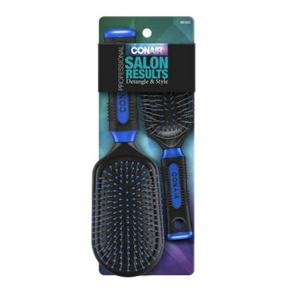 Conair Professional Full and Mid Size Wire Cushion Brush Set 2 ea