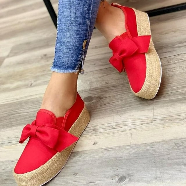 Lazo para mujer, parte inferior gruesa, cabeza redonda, manga plana con zapatos casuales individuales Wmkox8yii FOPL2015
