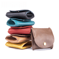 thumbnail image 1 of Bolsa de cuero estilo japonés, bolsa Kraft para monedas, mini bolsa para auriculares, pequeña bolsa de almacenamiento, 1 of 4