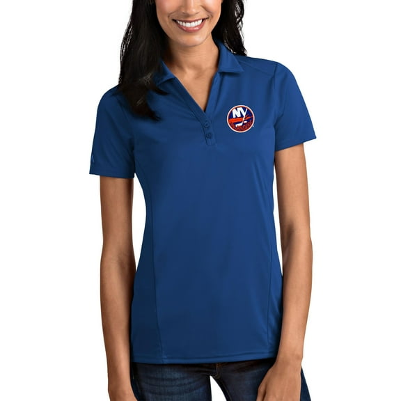 Women's Antigua Royal New York Islanders Tribute Polo