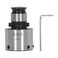 thumbnail image 2 of Die Tapping Collet, Carbon Steel Blackening High Hardness Easy Installation Removal Fast Change Tapping Chuck  For Lathe, 2 of 8