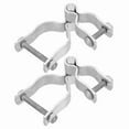thumbnail image 1 of Uxcell 2 Paquete de Bisagra de Poste de Cerca de Cadena, 1-3/8" 2-3/8" Bisagras de Poste de Cerca de Acero Galvanizado para Marco de Puerta Pesada con Pernos y Tuercas para Tubo Redondo Exterior, 1 of 7