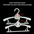 thumbnail image 4 of Xingzhi 10 Pieces Clothes Hanger Connector Wardrobe Hooks Clip Reusable Storage Pink, 4 of 6