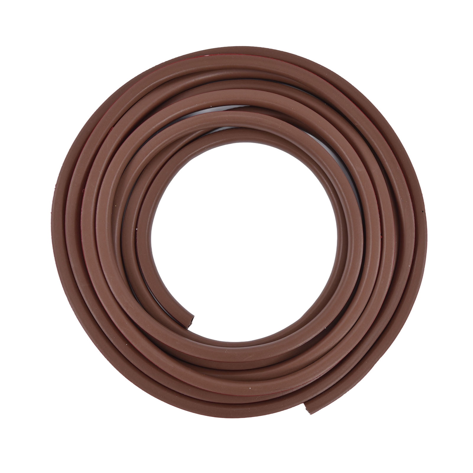 BIMZUC Silicone Rubber Weather Stripping for Doors and Windows Soundproof Dustproof Draft Stopper Seal Strip Medium Gap 19.7 ft / 6 m Brown Easy Installation Home Improvement
