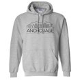 thumbnail image 1 of Skyline Anchorage Hoodie Sweatshirt Unisex Small Grey, 1 of 5