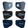 Memphis Grizzlies Fanatics Branded Adult Team Logo Face Covering 3-Pack
