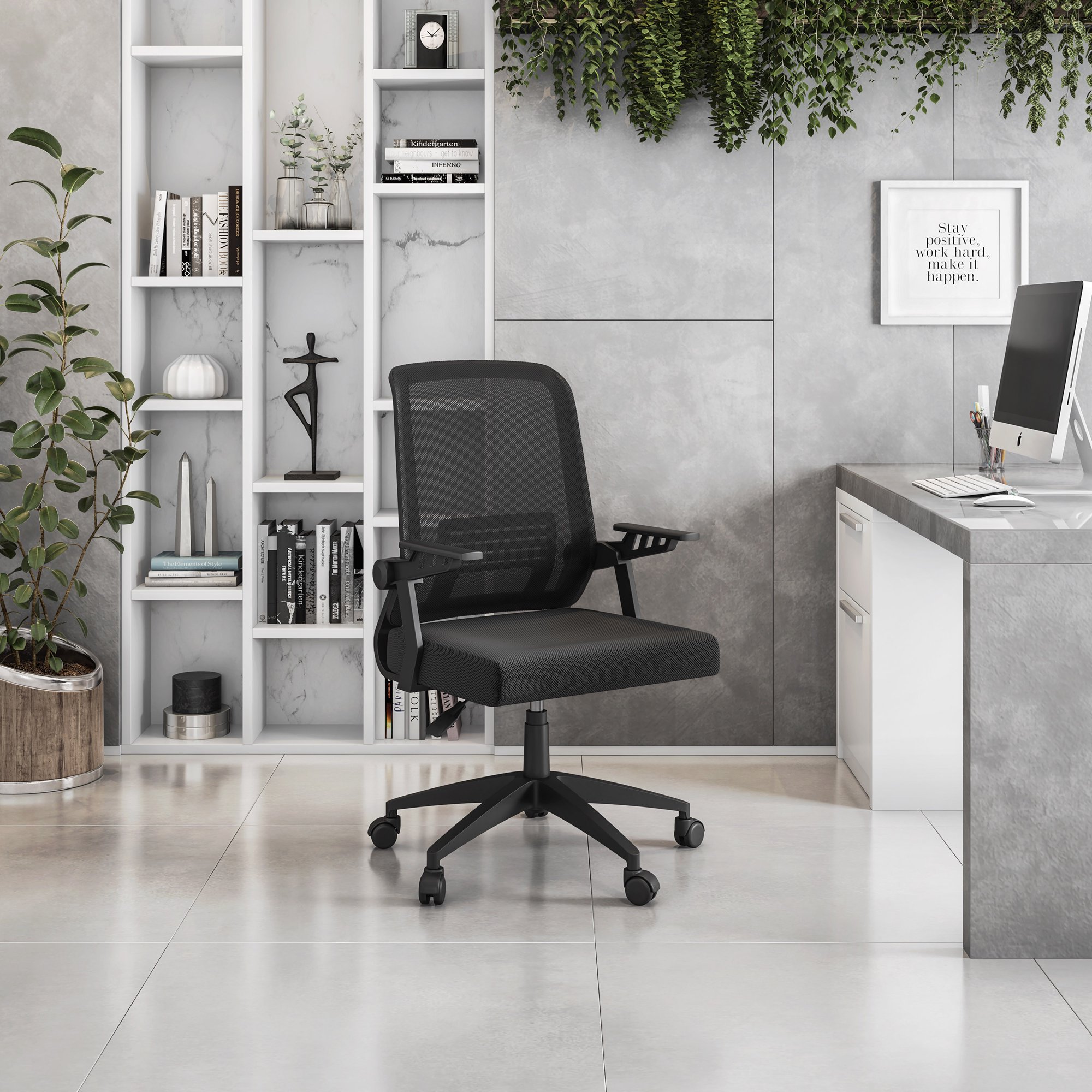 ergonomic office mesh chair black product