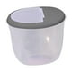thumbnail image 5 of Contenedor hermético para almacenamiento de alimentos para perros y gatos, con cierre abatible, para comida seca de animales grandes. gris, 5 of 9