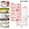 thumbnail image 3 of Dreamtimes Valentine's Day Cotton Hand Towel Super Soft and High Absorbent Bath Towel Fast Drying Hand Towel for Home Bathroom Gym Hotel Yoga (2 Pack),16 x 28 inch, 3 of 7