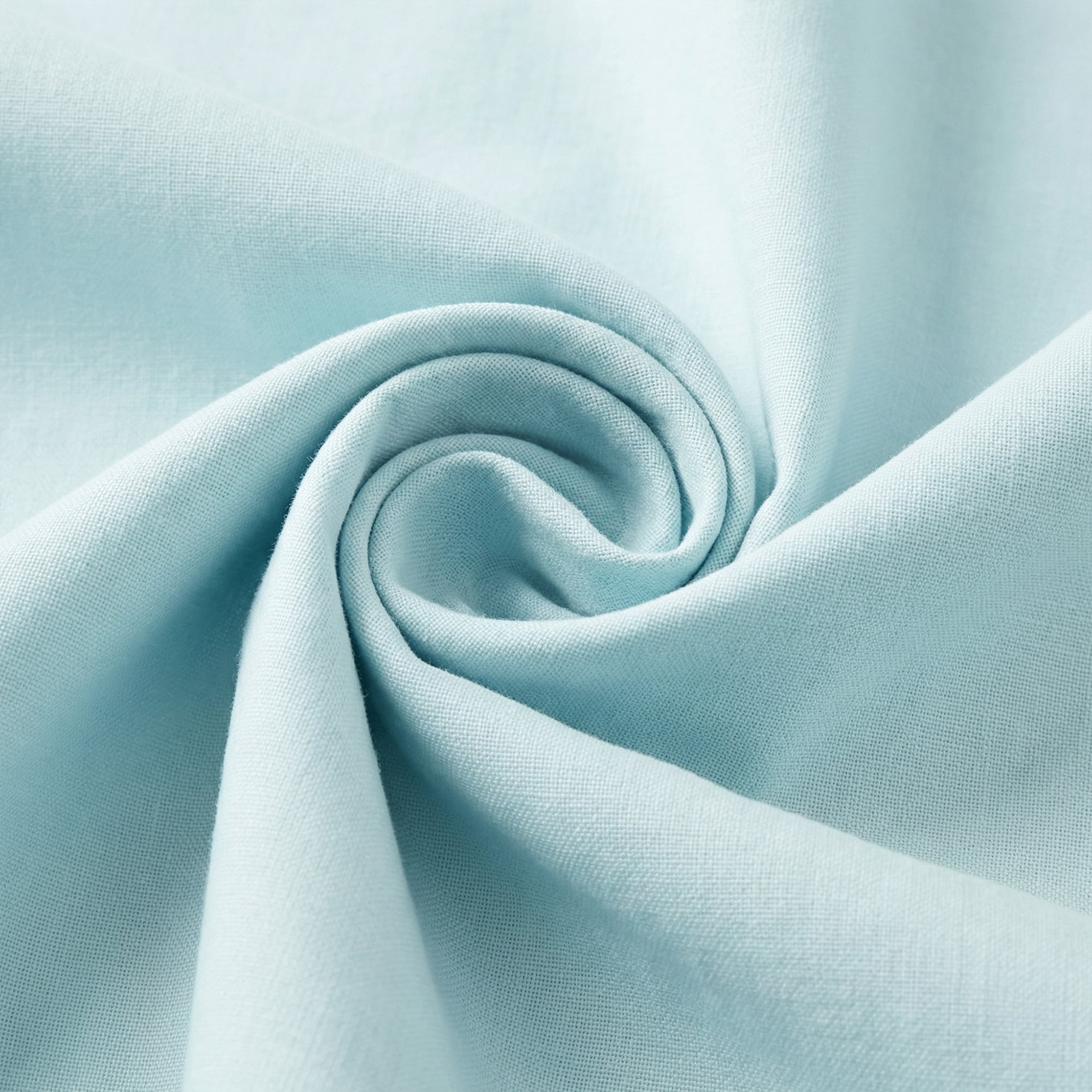 Unique Bargains 6Pcs Polyester Reusable Cloth Napkins Sky Blue 16x16inch