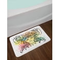 thumbnail image 2 of Occult Bath Mat, Female Shaman with Third Eye Form on Head with Watercolors Splash Occultism Drawing, Non-Slip Plush Mat Bathroom Kitchen Laundry Room Decor, 29.5 X 17.5 Inches, Multicolor, Ambesonne, 2 of 2
