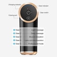 thumbnail image 2 of Deep Tissue Massager with 6 Massage Heads Handheld Muscle Massager with 5 Speeds and LED Display Touchscreen for Home Office Gym, 2 of 10
