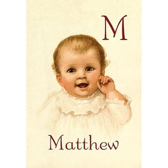 M for Matthew-Fine Art Canvas Print (20" x 30")