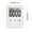 White, variant on Digital Kitchen Timer Large Lcd Display Kitchen Timer Magnetic Digital Countdown Alarm Clock with Loud Sound for Cooking Baking Workouts Office 99-Minute Memory Magnetic Timer