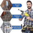 thumbnail image 5 of SDS Plus Ground Rod Driver, Heavy Duty Forged Steel Drill Bit Driver, Rotary Hammer Drill Ground Rod, 5 of 5