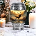 thumbnail image 5 of Yatskia Woodland Deer Urns For Human Ashes Adult Female & Male, Small Cremation Urns For Human Ashes, (Monar 10 Inch and 3 Inch), 5 of 8