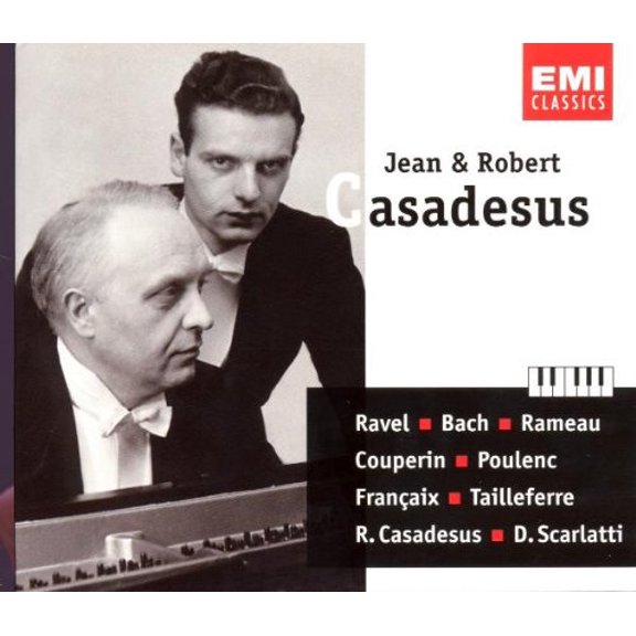 Pre-Owned Jean & Robert Casadesus - Ravel, Bach, Rameau, Couperin, Poulenc, Franaix, Tailleferre, R. Casadesus, D. Scarlatti
