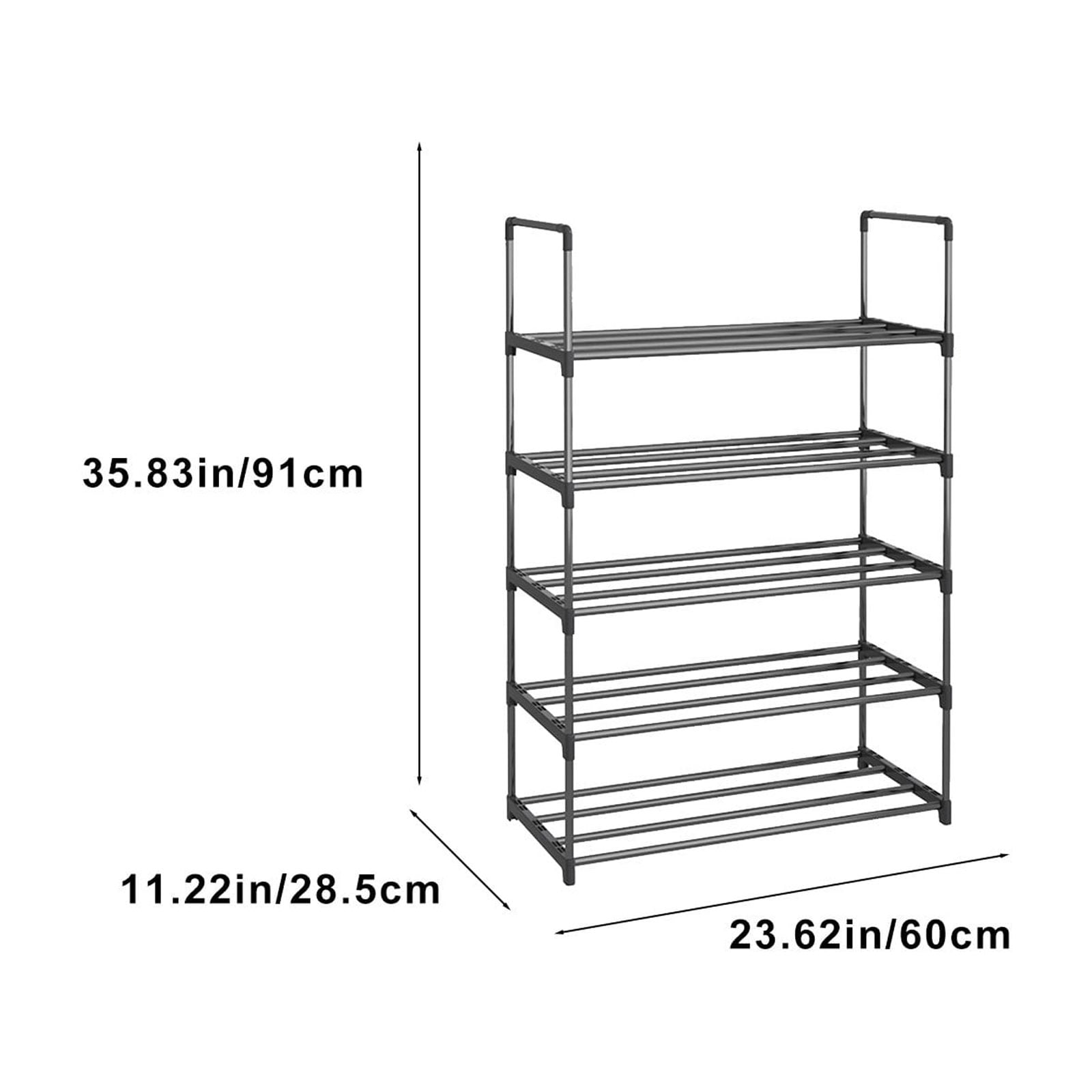 Rack YZEGDCH Shoe Rack Organizer Sturdy and Long-Lasting Shoe Shelf Kids Adult Shoe Storage Organizer Shelf for Closet Floor Entryway Bedroom, Space Saver Shoe Rack Organization Shelves