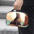 thumbnail image 2 of Sea Lion Waterproof Oxford Fabric Charger Case with Charger Pouch, Cable Organizer, and Cord & Cable Organizer- Digital Travel Bag- 5.9x9.44x3.14 in, 2 of 6