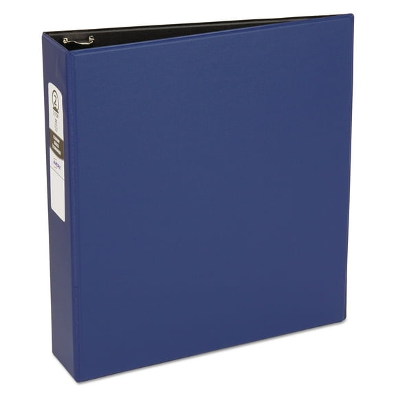 Avery Economy Non-View Binder with Round Rings, 3 Rings, 2" Capacity, 11 x 8.5, Blue, , Each