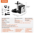thumbnail image 4 of VEVOR Electric Tomato Strainer, 500W Tomato Sauce Maker Machine, 4.9 LBS/Min Food Strainer and Sauce Maker, Pure Copper Motor Food Mill with Reverse Function for Tomato Strawberry Blueberry Sauce, 4 of 9