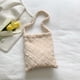 thumbnail image 3 of Bolsa de compras de invierno para mujer de hombro de color sólido de piel esponjosa (Beige) Likrtyny Para Estrenar, 3 of 5