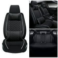 thumbnail image 2 of Maidao Housse de Siège Auto Ensemble Complet pour Mercedes-Benz pour R300 2006-2012 5 Sièges Similicuir Imperméable Compatible avec Coussin Gonflable Convient pour Dossier Séparé Coussin de Siège avec Oreiller et Appuie-Tête Noir et Blanc, 2 of 7