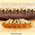 thumbnail image 6 of Guitar Bridge Pins, Brass Pin Acoustic Guitar Strings Nail Pegs Fixed Cone, Replacement Parts, 6 of 10