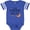 Football Blue and White, variant on Inktastic I Love My Brothers to the Moon and Back Boys or Girls Baby Bodysuit