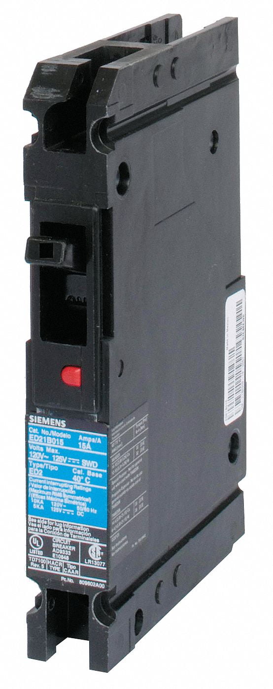 Siemens Circuit Breaker,80A,1P,120VAC,ED2 ED21B080 - Walmart.com