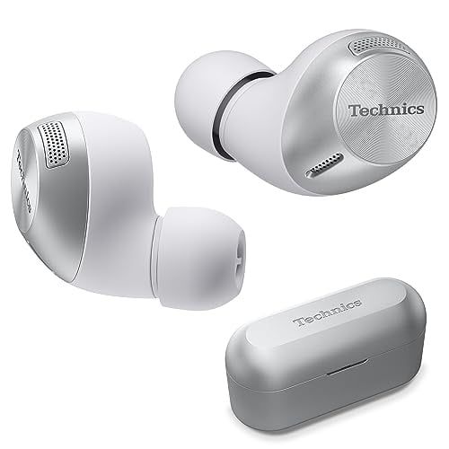 (Open Box) TECHNICS HIFI TRUE WIRELESS MULTIPOINT BLUETOOTH EARBUDS II, SILVER