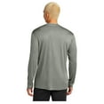 thumbnail image 2 of Sport-Tek Men's Long Sleeve PosiCharge Competitor T-Shirt Grey Concrete Heather X-Small, 2 of 3