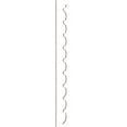 thumbnail image 3 of Ekena Millwork 47"H x 5/8"T Pandora PVC Adjustable Decorative Slat Wall Panel Kit, Unfinished (contains 16 Slats + 1 Straight Edge Starter Slat), 3 of 15