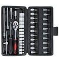 thumbnail image 2 of Innens 46 Piece Tool Set Mechanics Auto Repair Hand Tool Kit with Ratchet Wrench General Household Hand Tool Kit for Auto Repair Machine Repair, 2 of 12