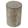thumbnail image 2 of 20" Capiz Stool - Black, 2 of 4