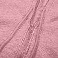 thumbnail image 5 of 2PC Sweatsuit for Men Long Sleeve Zip Up Hoodie Cargo Sweatpants Loungewear Outfits with Pockets Pink 2XL, 5 of 7