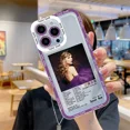 thumbnail image 3 of Funda para teléfono con póster de cantante de moda para iPhone 16, 15, 14, 13, 12, 11, Mini Pro Max, X, XR, 7, 8 Plus, transparente, SS, Swifts, 3 of 5