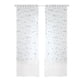 thumbnail image 2 of Cortina transparente bordada, cortina de gasa de ventana semi sombreada para balcón, dormitorio, comedor, 100x250 cm, azul, 2 piezas Advancent LF0160-02B*2, 2 of 7
