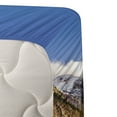 thumbnail image 3 of Ambesonne Scenery Fitted & Top Sheet Set with Sham, Calm Lake and Mountain, Blue Green Grey, 3 of 4