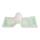 thumbnail image 3 of Teclado de silicona 107 teclas 2,4G inalámbrico USB plegable impermeable a prueba de polvo teclado silencioso de dos colores para PC portátil, 3 of 10