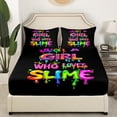 thumbnail image 3 of Erosebridal Colorful Splash Sheet Set Queen, Graffiti Bedding Sets Queen Size, Teens Childs, 3 of 7