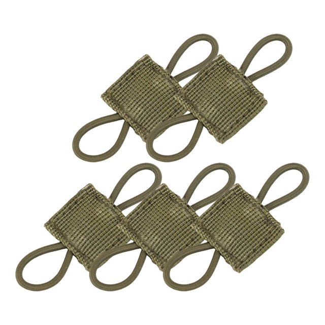 5Pcs Binding Buckle Non-slip High Elasticity Molle Design Strong Toughness Fixed Tactical Backpack Buckle Tie Buckle Outdoor Supply