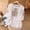 White, variant on Tittly Womens Linen Shirt Camisas De Lino Para Mujer Linen Button Up Shirts for Women Tops For Women Floral Cotton Linen 3/4 Sleeve V Neck Button Boho Ethnic Beige