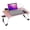 pink, variant on Portable Laptop Table with USB, Drawer, Pad & Cup Holder - Fits 17" Laptops, Includes Mini USB Lamp & Fan