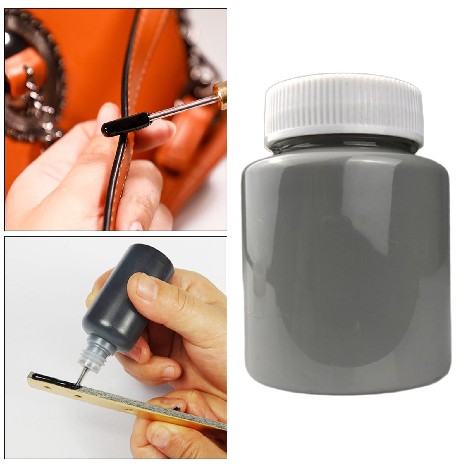 HILABEE Furniture Leather Colouring - Leather Color Restorer for Furniture, Leather Color Repair for Faded & Scratched , Cars, Shoes And Clothing Crafts , Gray