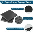 thumbnail image 3 of Triani 14Pcs Corner Door Seal Weatherstripping Exterior Door Frame Seal Self-Adhesive Wedge Draft Stoppers Foam Pads Weather Stripping for Draft Protection(Black), 3 of 7